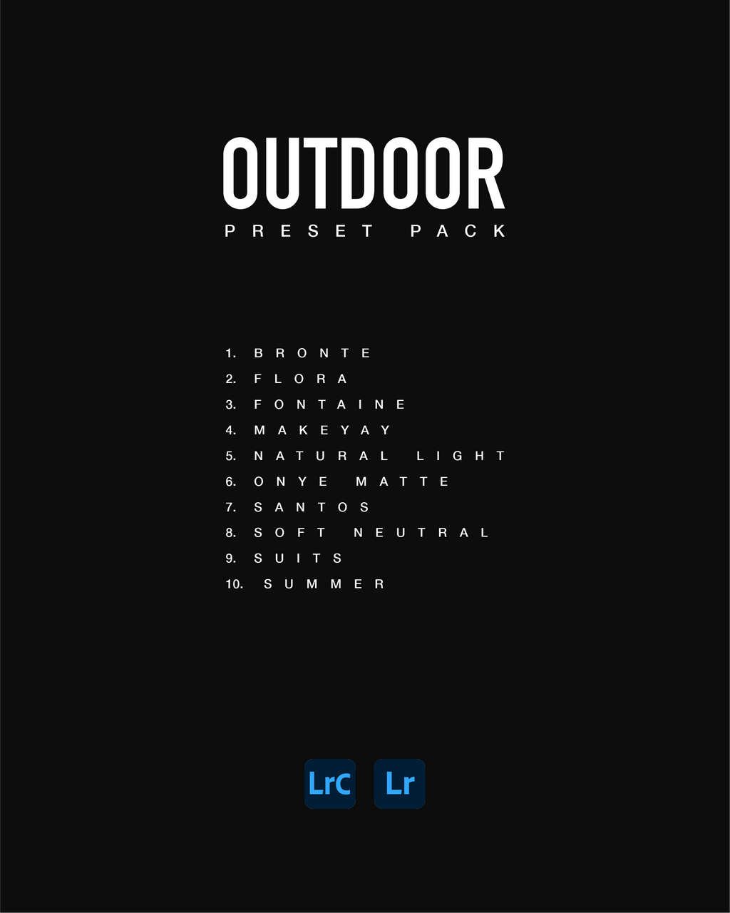OUTDOOR PRESET PACK