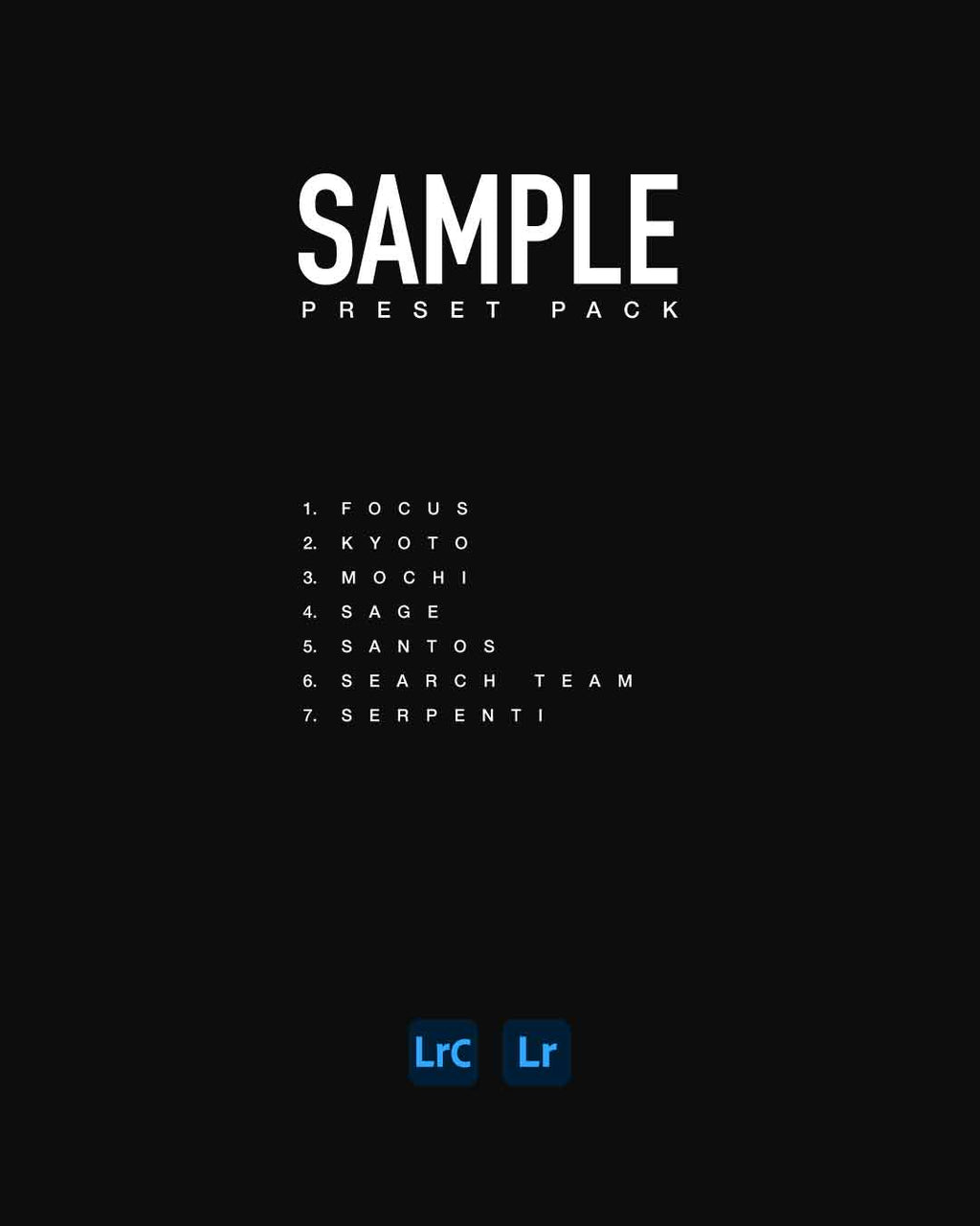 FREE SAMPLE PRESET PACK