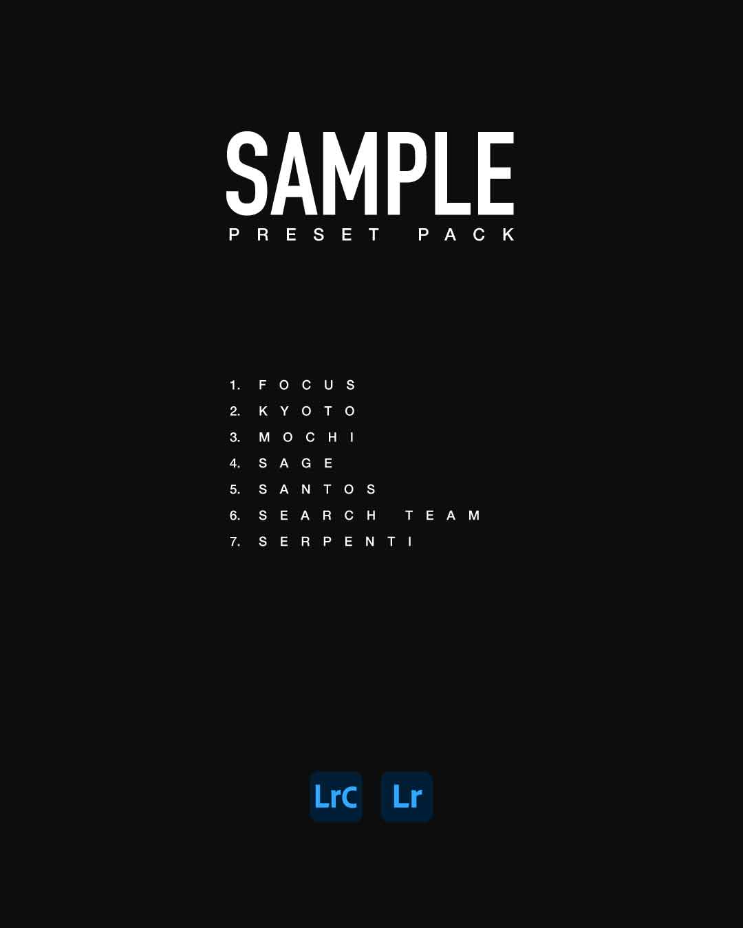 FREE SAMPLE PRESET PACK